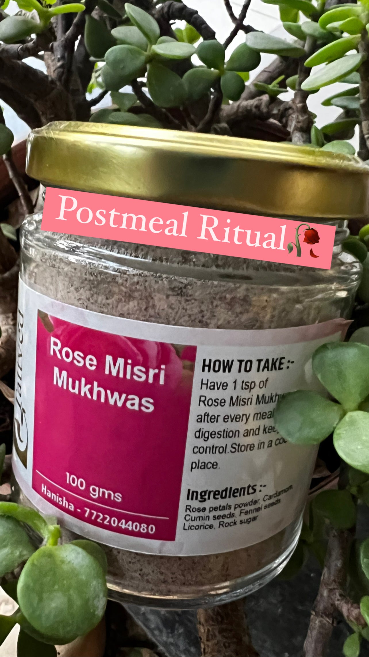 Rose Mishri Mukhwas